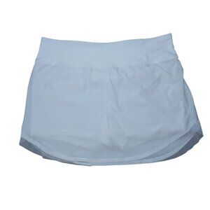 Calia Womens White Athletic Skort With Inner Shorts XL Stay The Path Slogan